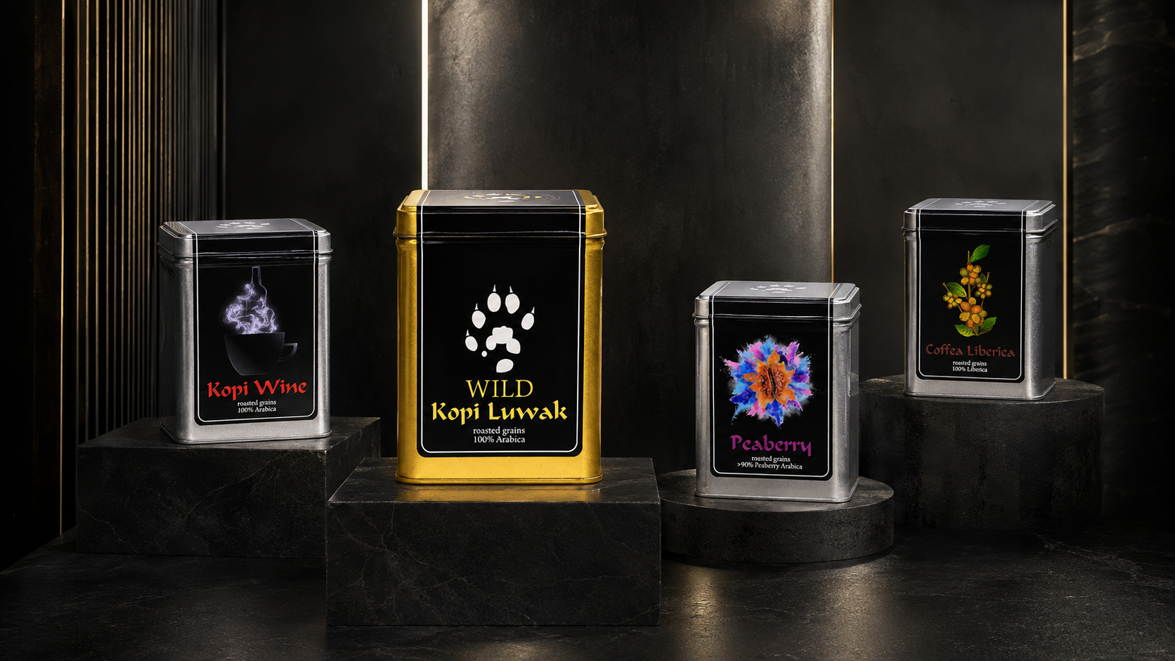 Рідкісна кава LUWAK — Kopi Luwak, Kopi Wine, Peaberry та Liberica